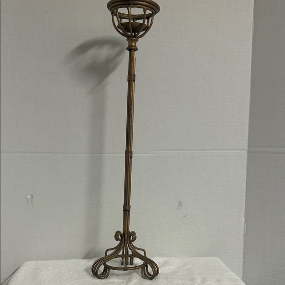 Elegant Gold / Brass Candle Holder 21 inches